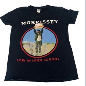 Gildan Morrissey 2017 size S concert t-shirt silk screen in great condition EUC